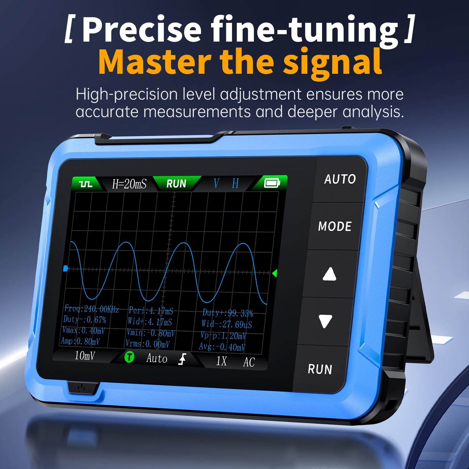 Fnirsi Digital Oscilloscope Handheld - FNIRSI DSO510 新型 10MHz ミニハンドヘルドデジタル 2in1