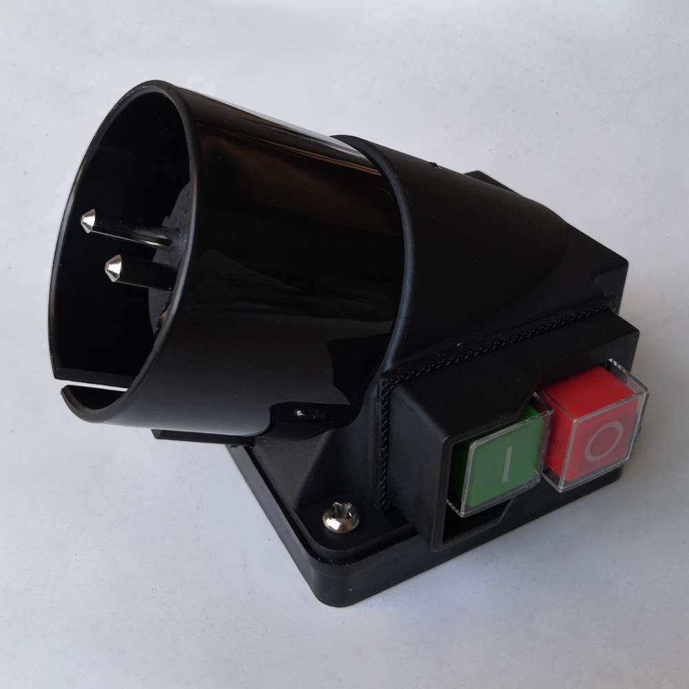 Industrial Tools - KEDU KOA5L ヨーロッパプラグ付き押しボタンスイッチ産業用工作機械停電および不足電圧付き電磁スイッチ