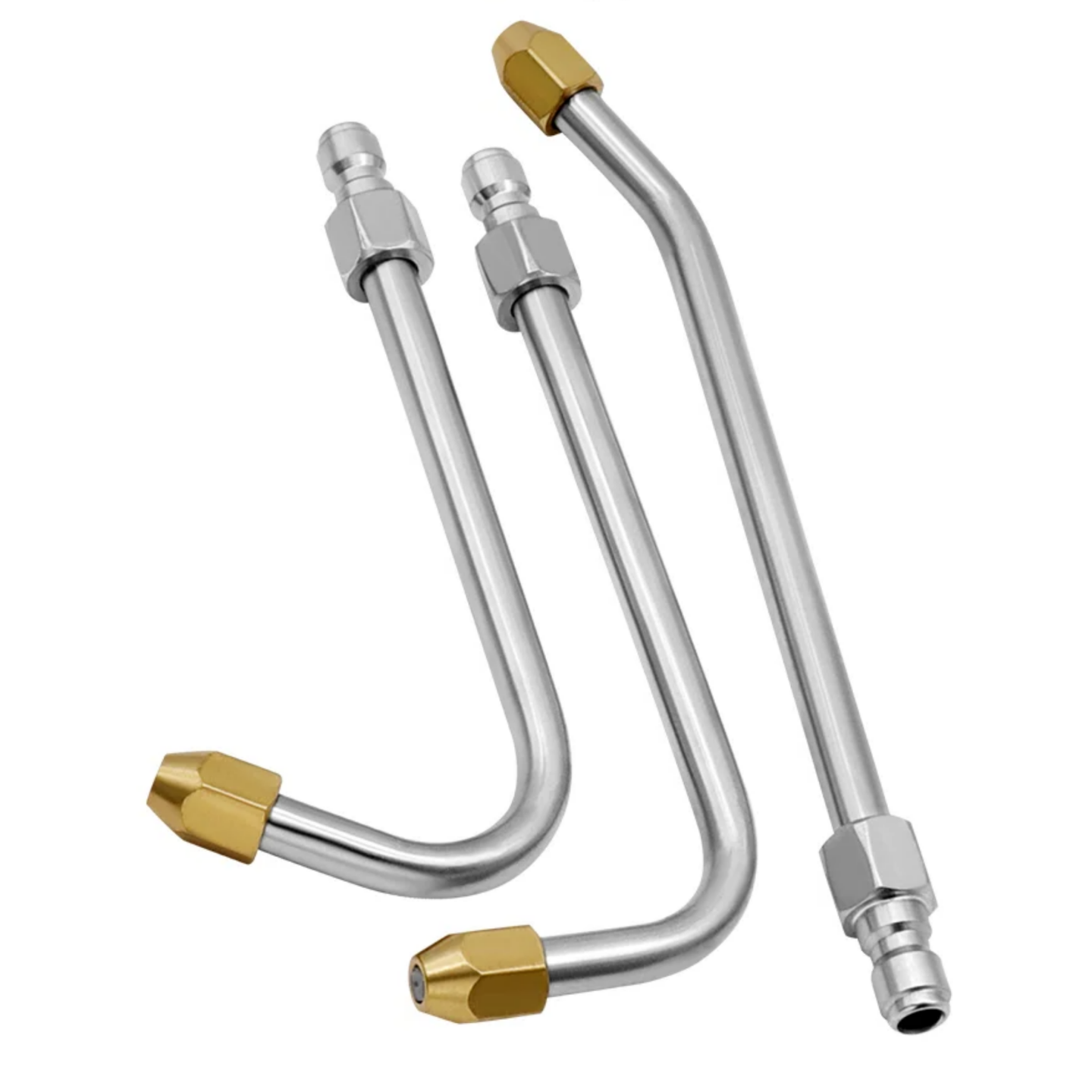 Vacuum Chamber Kit With Pump - 高圧洗浄機用メタルロッドジェットランス、エルボ、多角度30度 ° /90 ° U字型ウォーターガン延長ワンドランス、1/4クイックコネクト付き