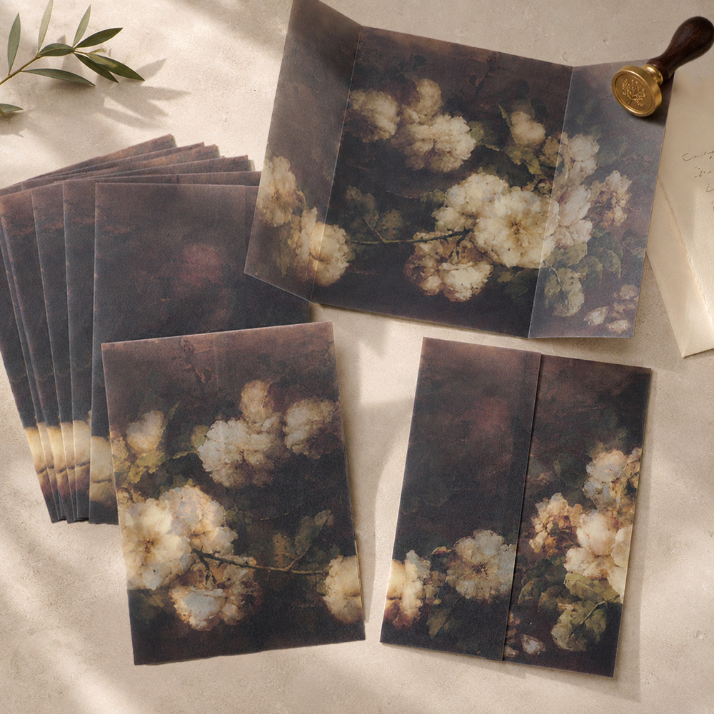Packaging - 20/50枚入りプレフォールドベラムジャケット、結婚式の招待状、結婚式の招待状パッケージ、ベビーシャワー、誕生日招待状用