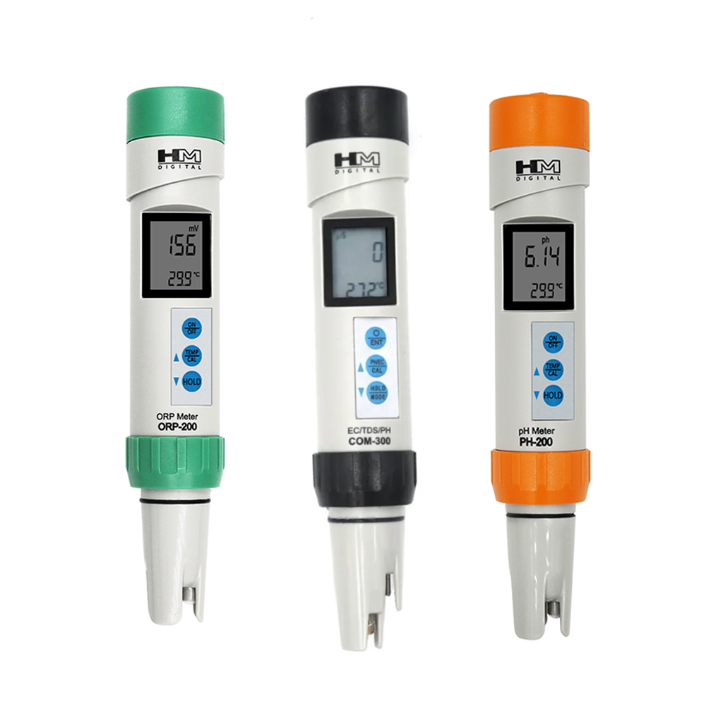 Ph Meter Digital Water Tester - 水耕栽培水族館用デジタル水質テスター,コンボメーター,tds,ec temp,phメーター,orp,PH-200, 2 in 1,3 in
