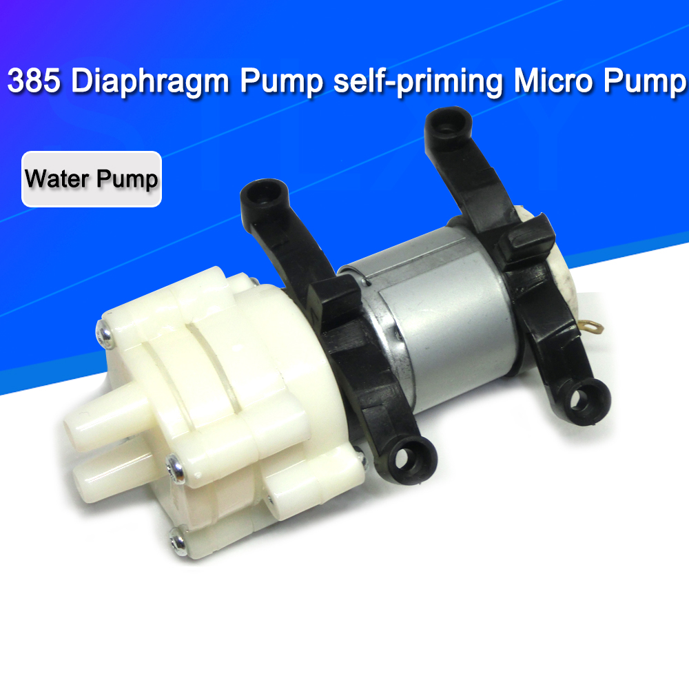 Mini Peristaltic Pump 12V - 385度の高温耐性を備えたミニマイクロウォーターポンプ,ダイヤフラム付き真空ポンプ,100 dc 6v-12v