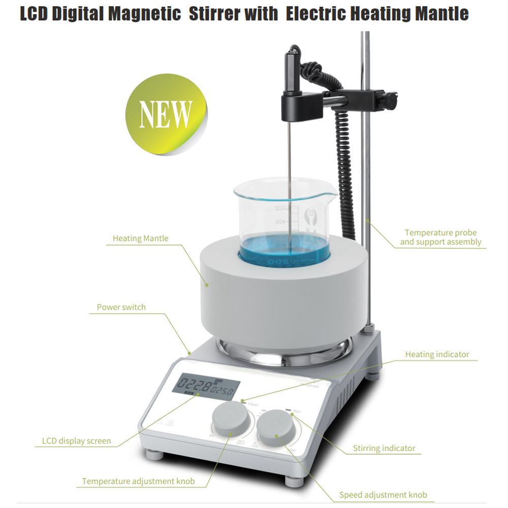 MS-H280-F100 実験室用LCDデジタル100ml  - Lab Magnetic Stirrer Hot Plate のレビューと価格