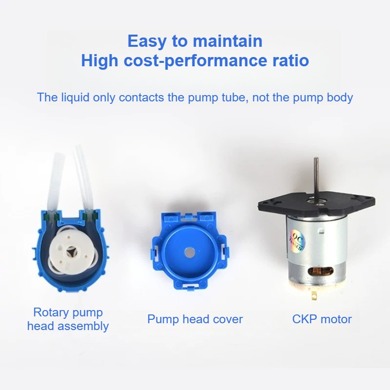 小型ミニペリスタルティックポンプ DC 12V マイクロ自吸 - Mini Peristaltic Pump 12V のレビューと価格