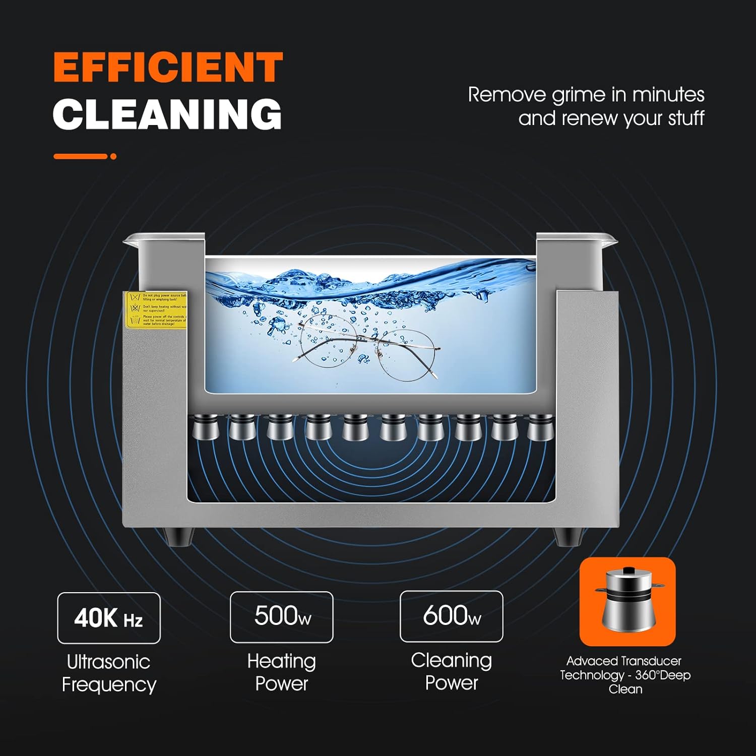 ACMESONIC 600W 40kHz 超音波クリーナー  - Ultrasonic Cleaner 30L Industrial のレビューと価格