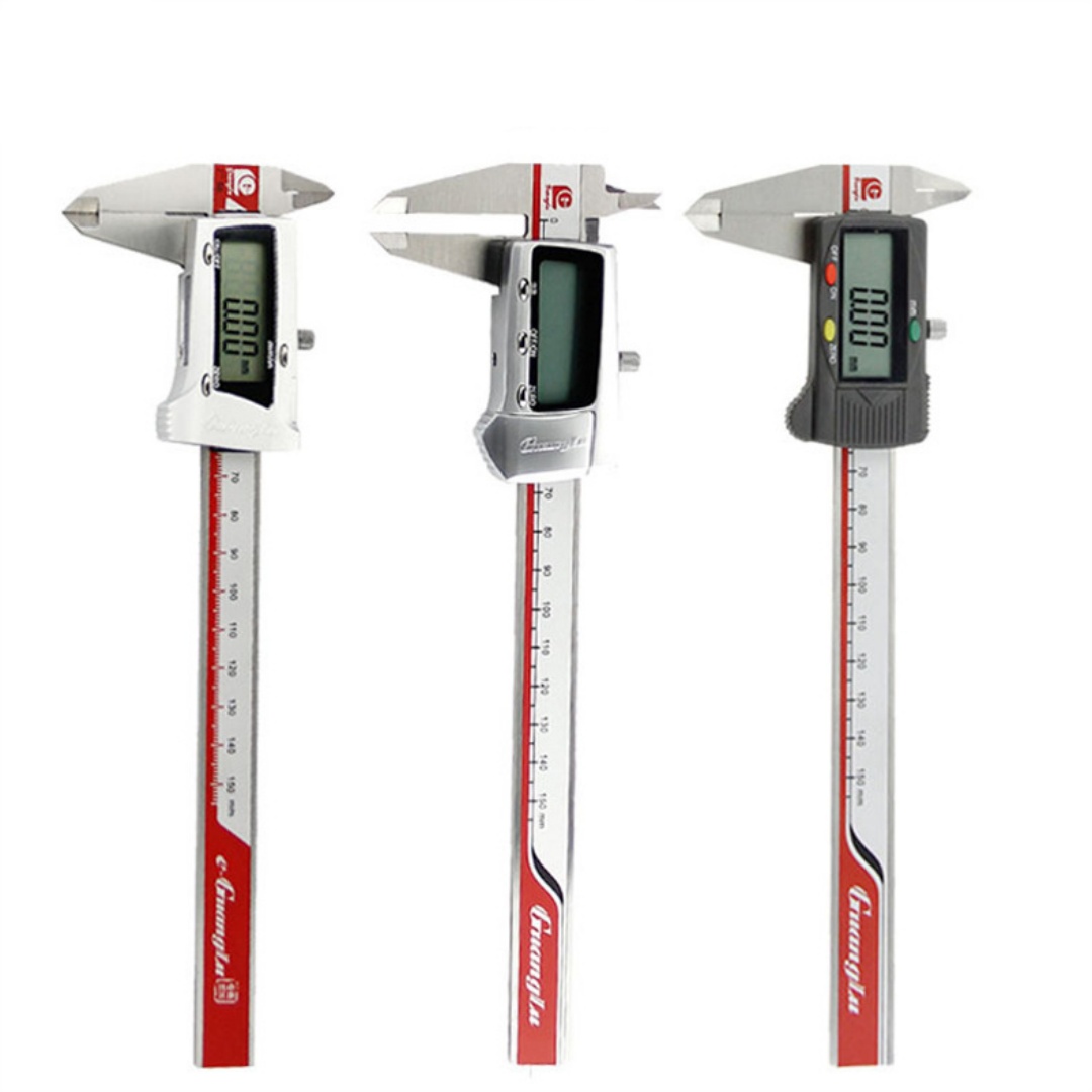 ステンレス製デジタルノギス 測定ツール 電子デジタルノギス  - Digital Caliper 150Mm Stainless Steel のレビューと価格