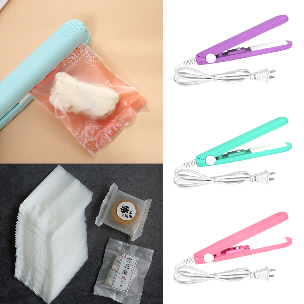ミニポータブルヒートシール機食品真空シーラーシール包装プラス - Plastic Bag Impulse Heat Sealer のレビューと価格