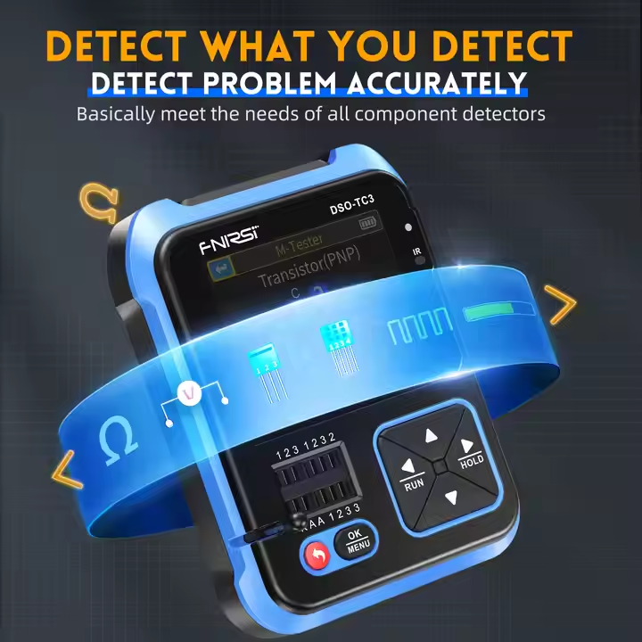 FNIRSI DSO-TC3 ミニハンドヘルドデジタルオシロ - Fnirsi Digital Oscilloscope Handheld のレビューと価格