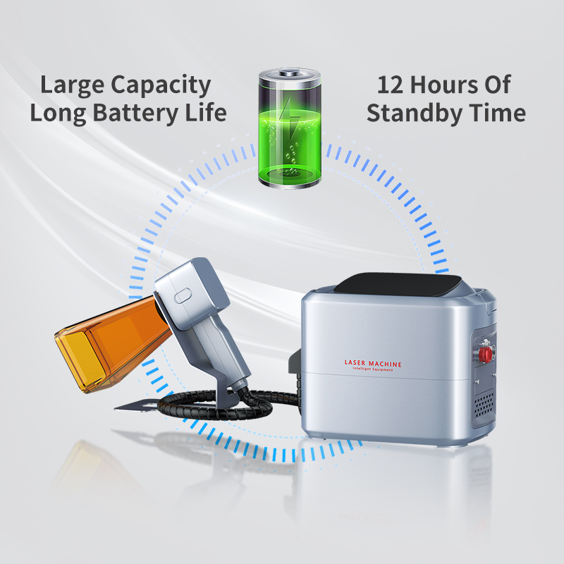 お手頃価格 20w 30w 50w 光学式ミニポータブルハン - Fiber Laser Marking Machine 30W のレビューと価格