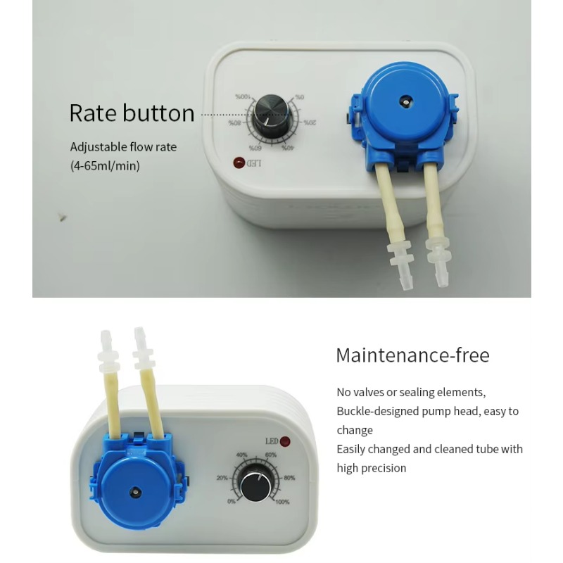 NKCP調整可能流量ペリスタルティックポンプミニ定量ポンプ1 - Mini Peristaltic Pump 12V のレビューと価格