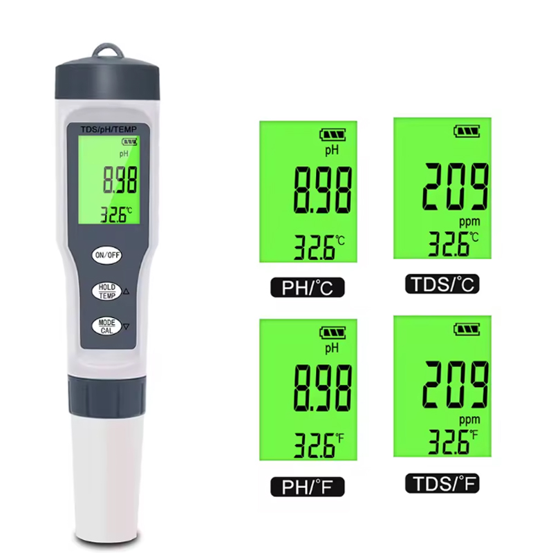 EZ 9901 3-in-1 水質テスター デジタル LCD - Ph Meter Digital Water Tester のレビューと価格