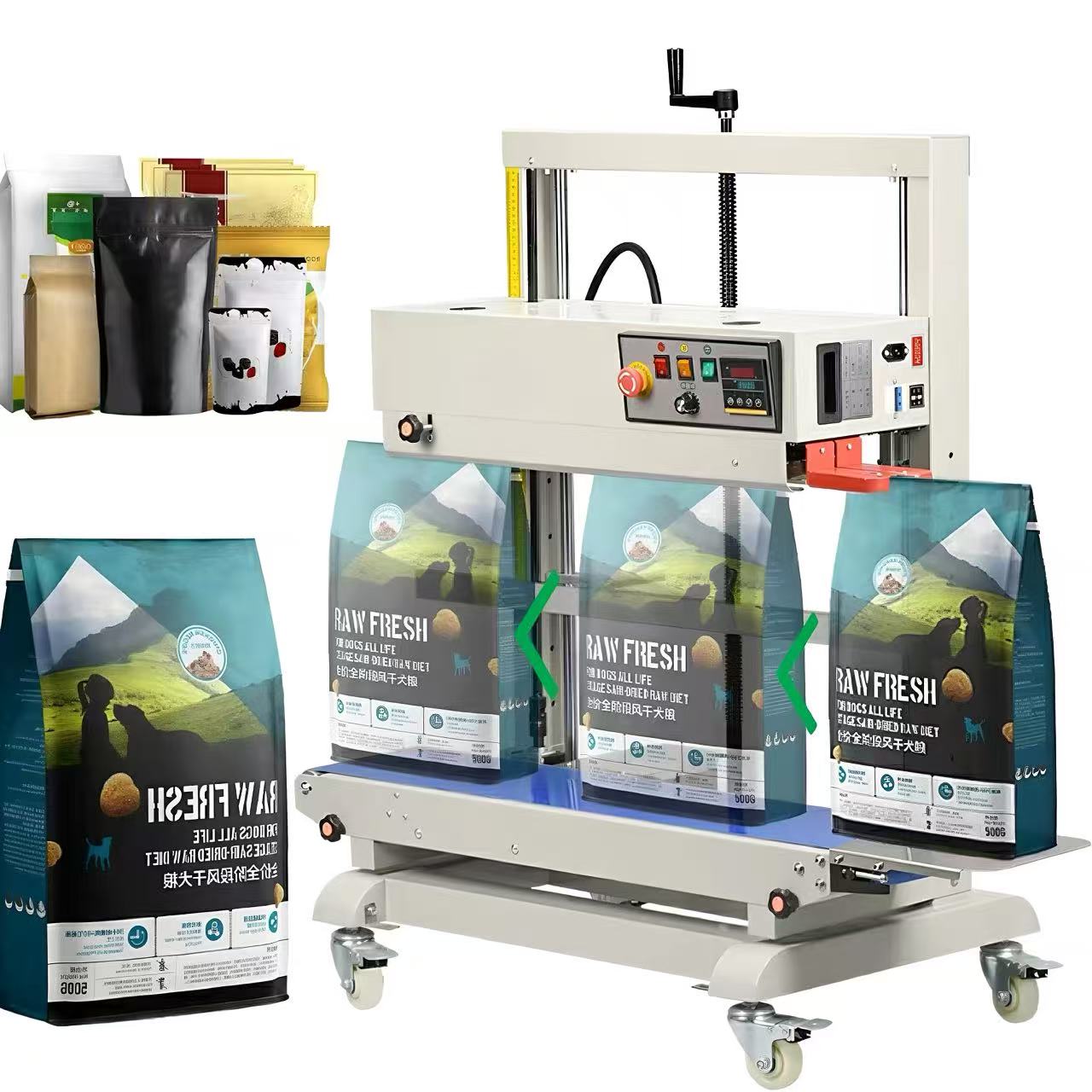 縦型連続バンドシーラー、工業用ヒートシーラー、プラスチック袋 - Plastic Bag Impulse Heat Sealer のレビューと価格