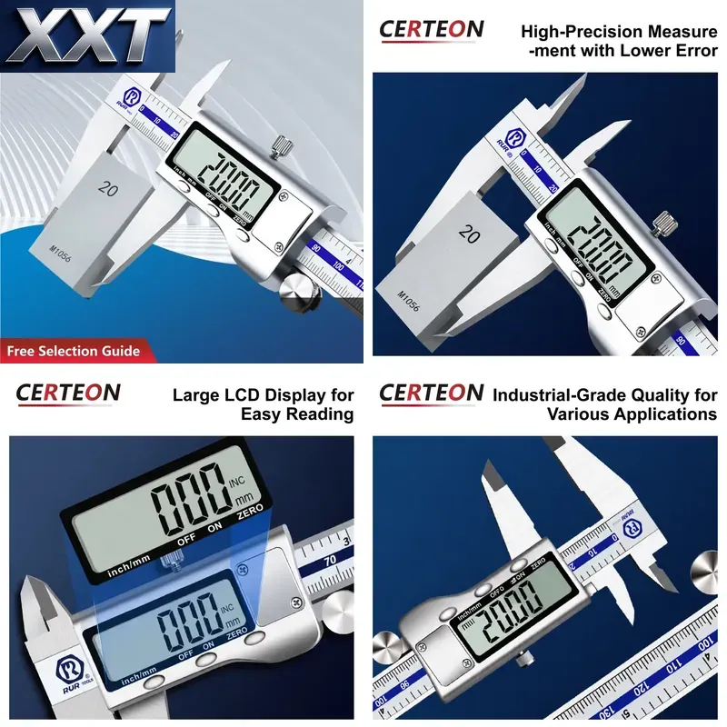XXTステンレス製デジタルキャリパー LCDディスプレイ精密 - Digital Caliper 150Mm Stainless Steel のレビューと価格