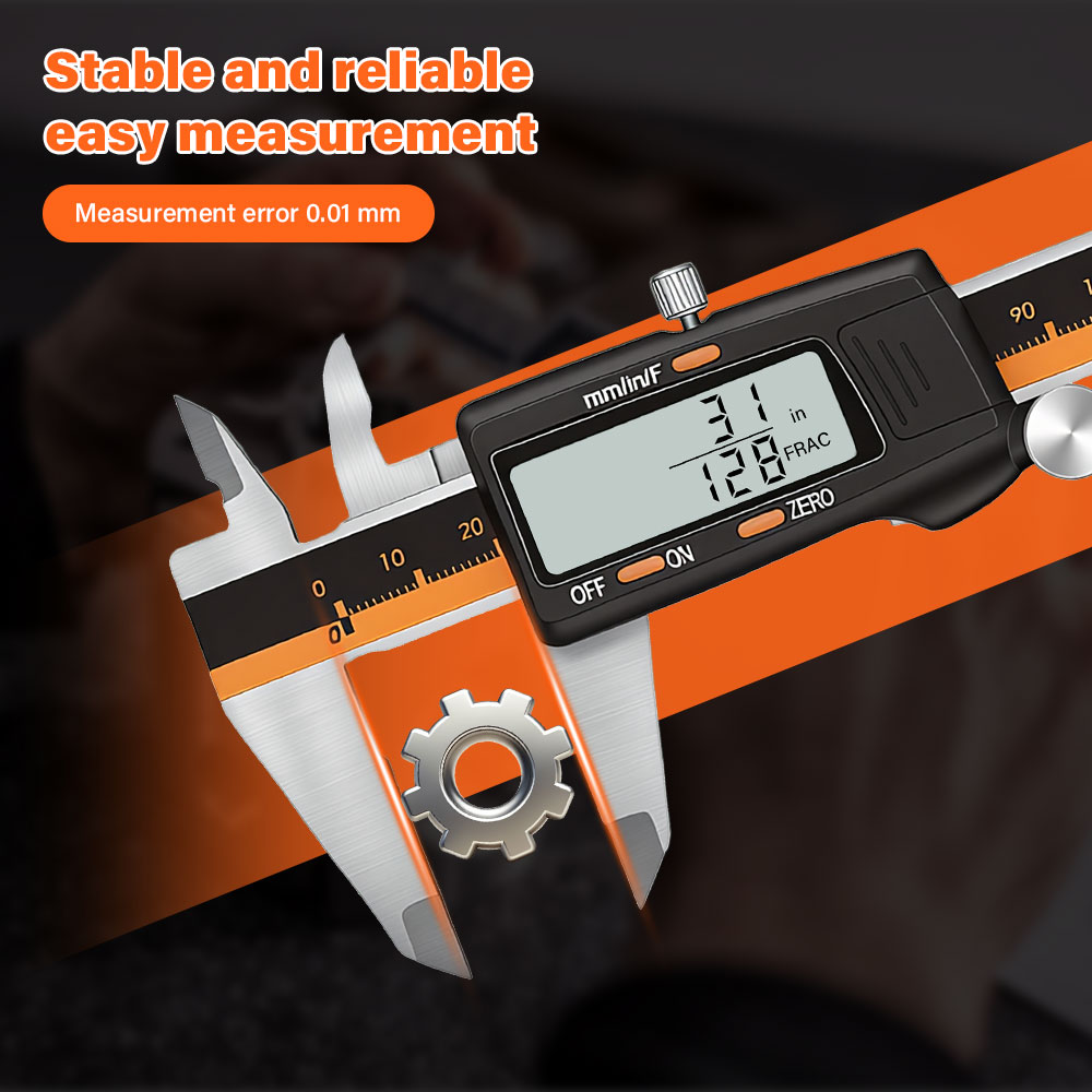 ナウケウリガー ステンレス製デジタルノギス 6インチ 150 - Digital Caliper 150Mm Stainless Steel のレビューと価格