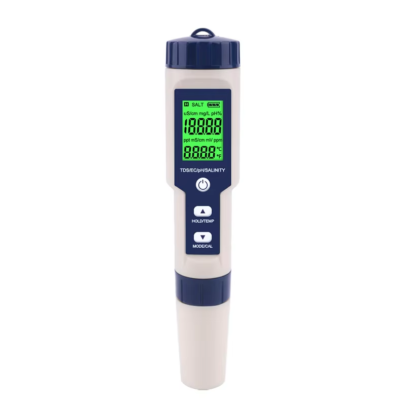 5 in 1デジタルPH TDS ECメーターペン、塩分温度 - Ph Meter Digital Water Tester のレビューと価格