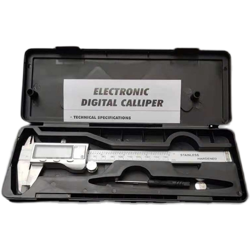 大型液晶画面付きステンレス製デジタルノギス 150MM 20 - Digital Caliper 150Mm Stainless Steel のレビューと価格