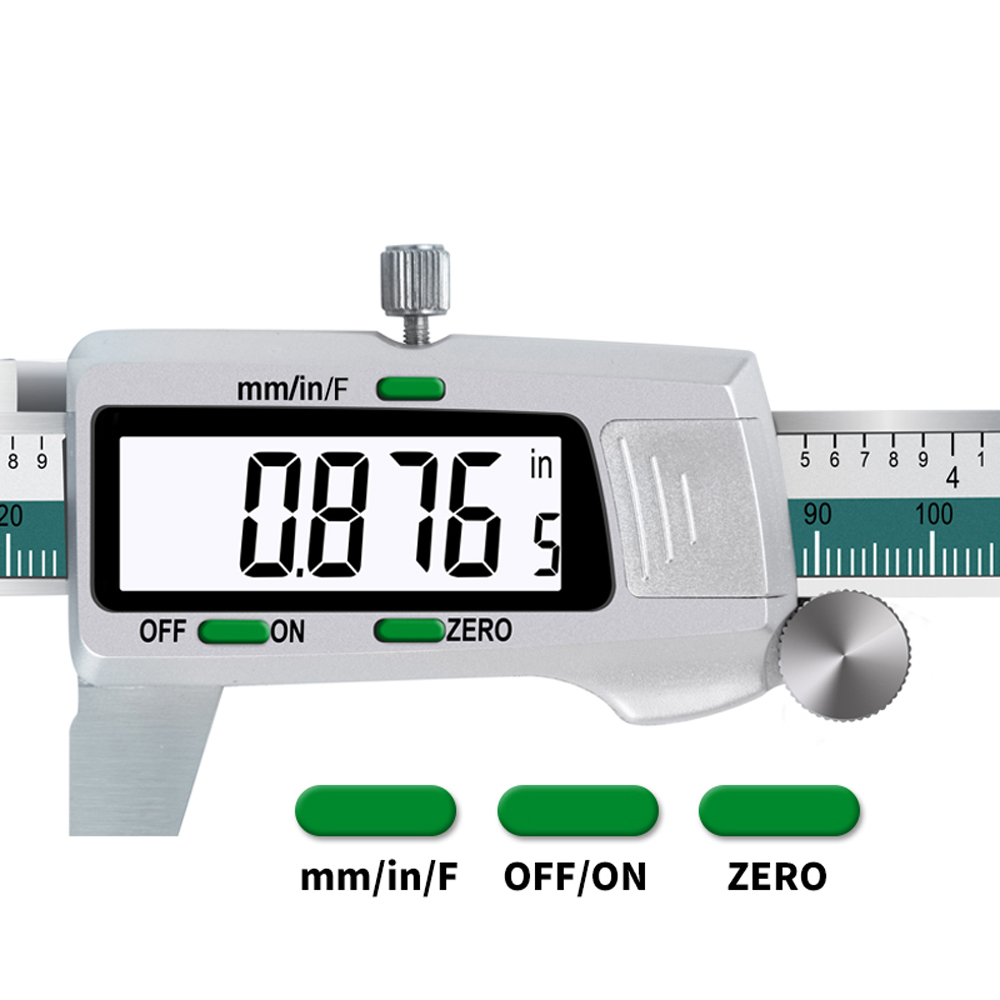 ステンレス鋼高精度電子 LCD デジタル表示スライドキャリパ - Digital Caliper 150Mm Stainless Steel のレビューと価格