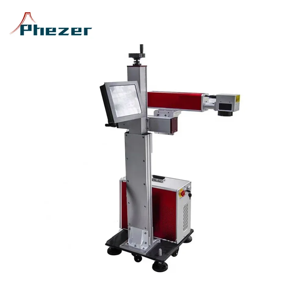 レーザーマーキングPE HDPE PVCパイプ/バッグ/ボト - Fiber Laser Marking Machine 30W のレビューと価格