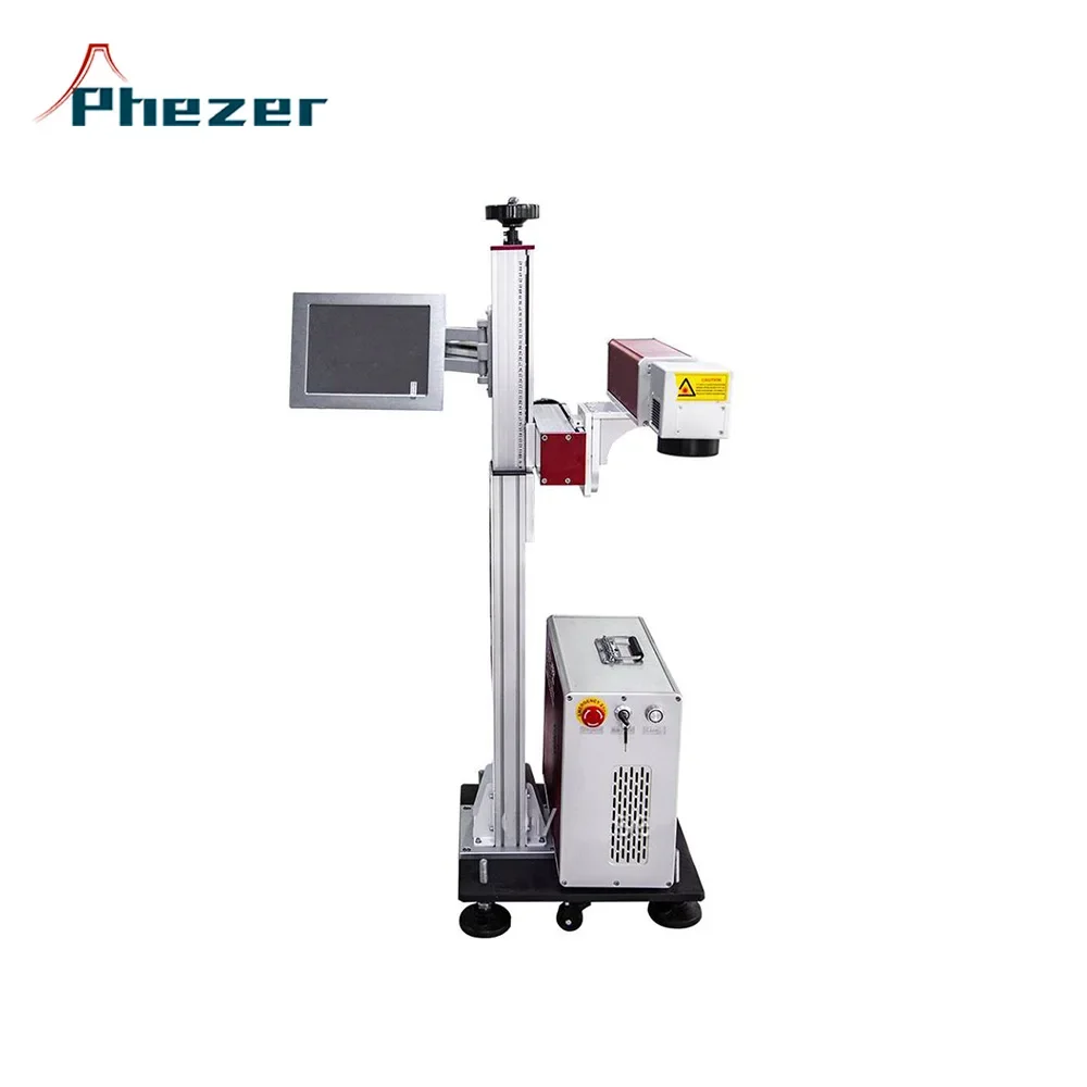 レーザーマーキングPE HDPE PVCパイプ/バッグ/ボト - Fiber Laser Marking Machine 30W のレビューと価格
