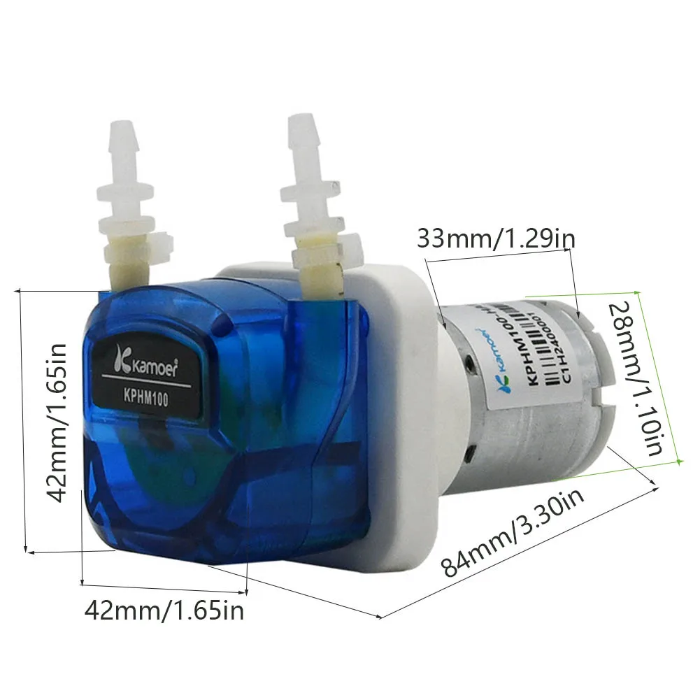 小型蠕動投与ポンプ DC 12 V/24 V マイクロ自吸式 - Mini Peristaltic Pump 12V のレビューと価格