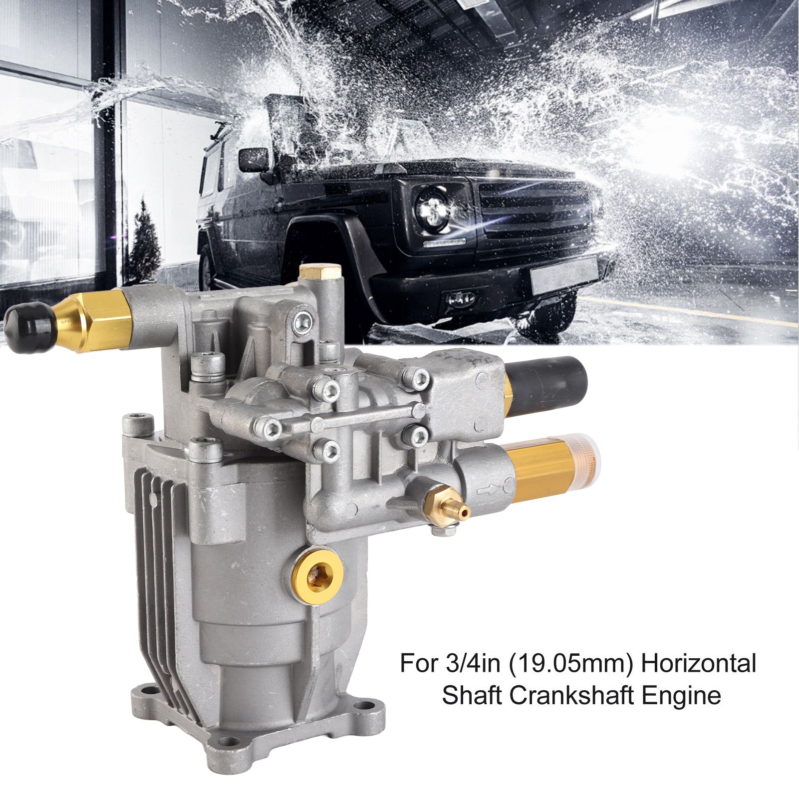 高圧洗浄機ポンプ 3/4インチ水平軸 2610-3000PS - Vacuum Chamber Kit With Pump のレビューと価格