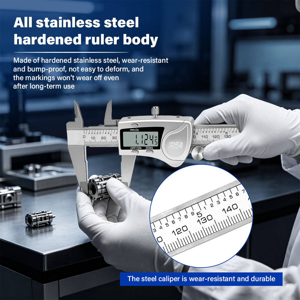 IP54 ステンレス製デジタルノギス 厚さ計 カリバー測定ツ - Digital Caliper 150Mm Stainless Steel のレビューと価格