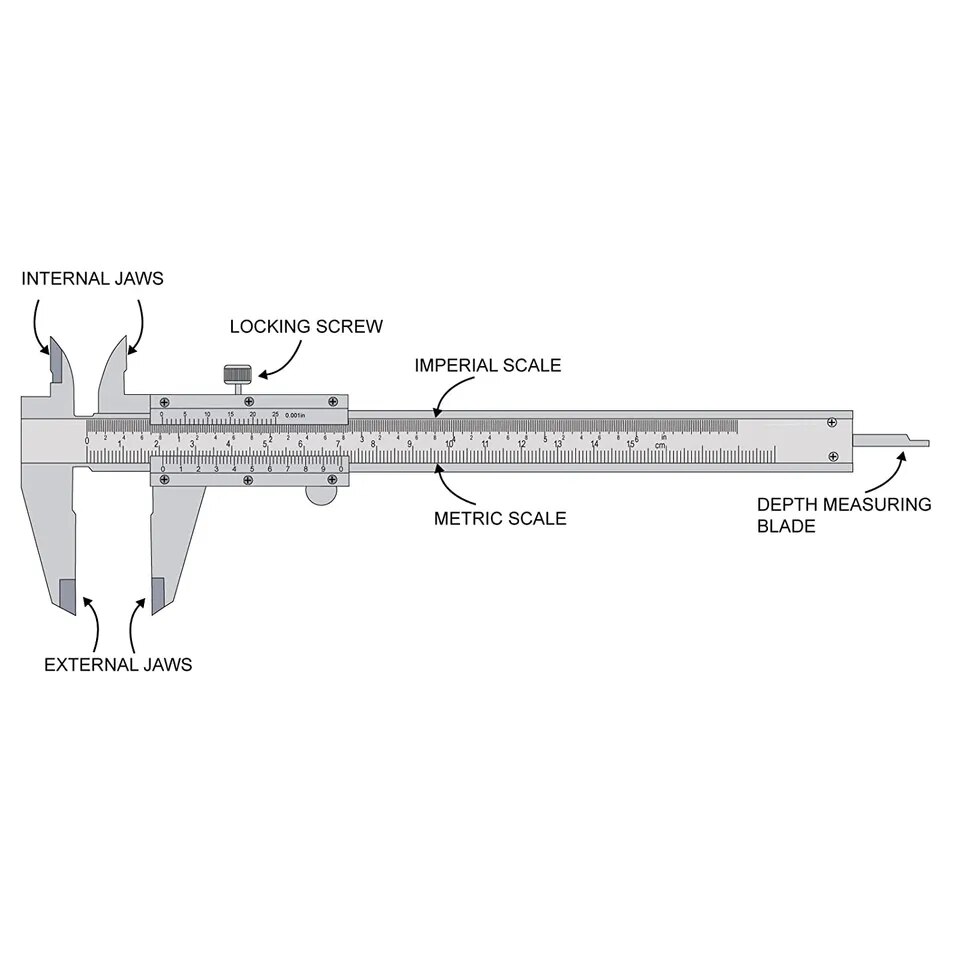 ステンレス鋼バーニエキャリパー0-150mmロックスクリュー - Digital Caliper 150Mm Stainless Steel のレビューと価格