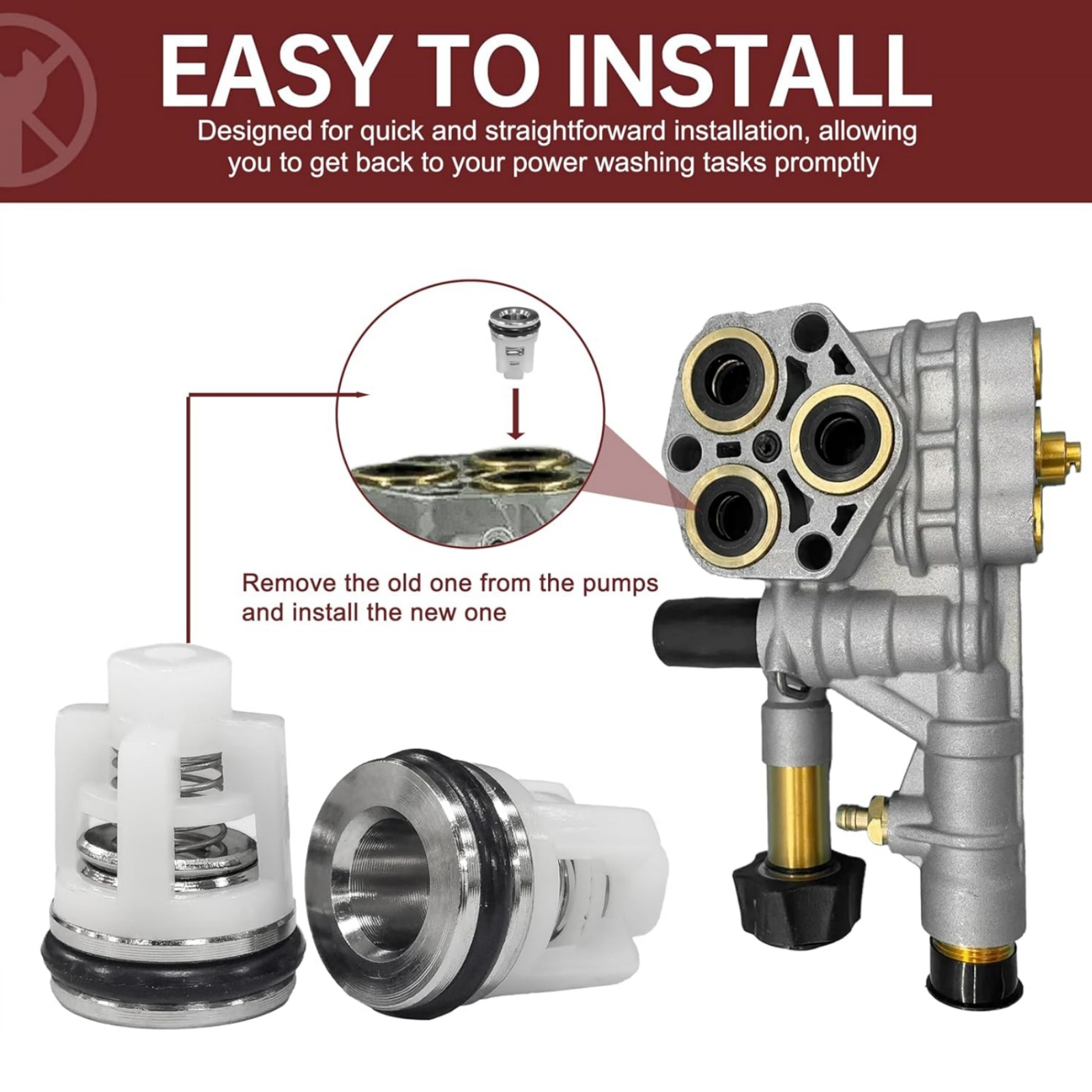 6個入り高圧洗浄機バルブ修理キット、Oリングとシート付き、洗 - Vacuum Chamber Kit With Pump のレビューと価格