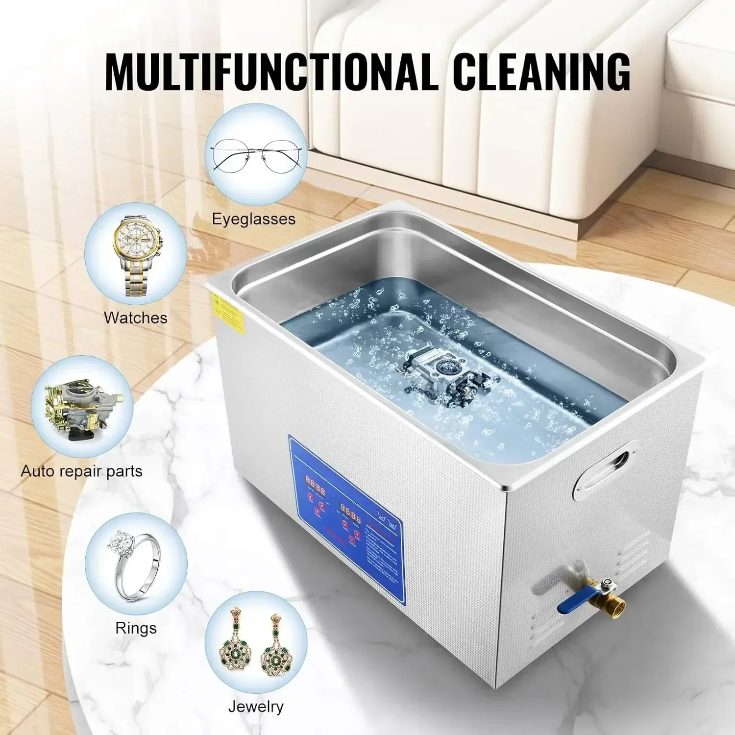 数量限定！ 超音波プロフェッショナルクリーナー、デジタルタイ - Ultrasonic Cleaner 30L Industrial のレビューと価格